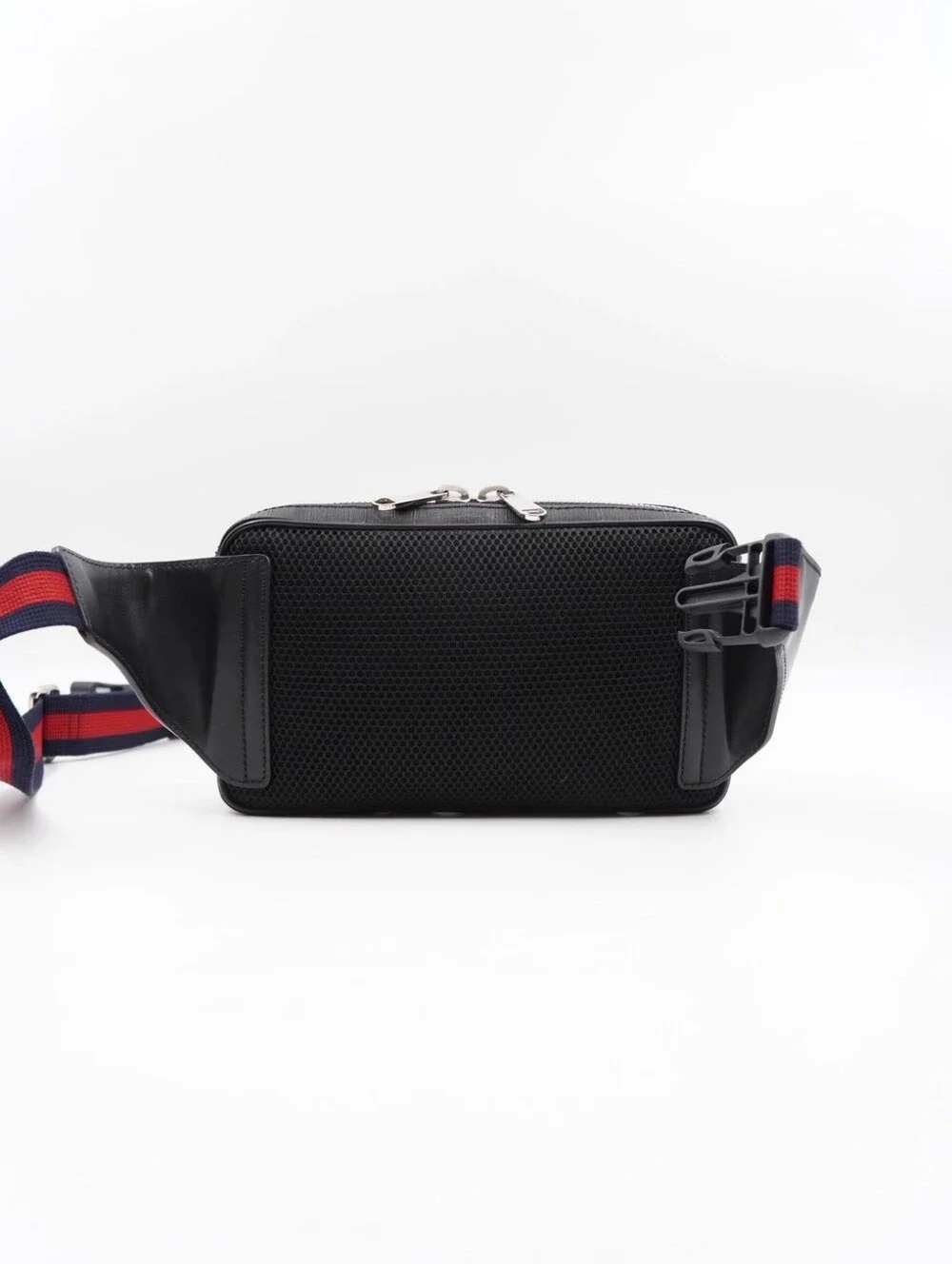 CN34 💟 GUCCI Soft GG Supreme Monogram Web Belt Bag